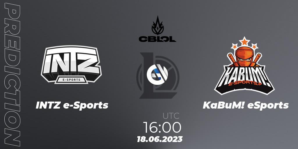 INTZ e-Sports - KaBuM! eSports: Maç tahminleri. 18.06.23, LoL, CBLOL Split 2 2023 Regular Season