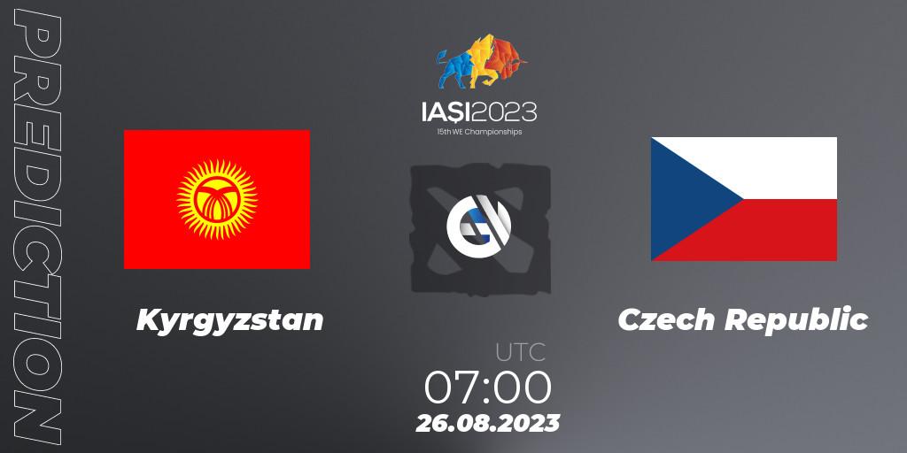 Kyrgyzstan - Czech Republic: Maç tahminleri. 26.08.2023 at 11:00, Dota 2, IESF World Championship 2023