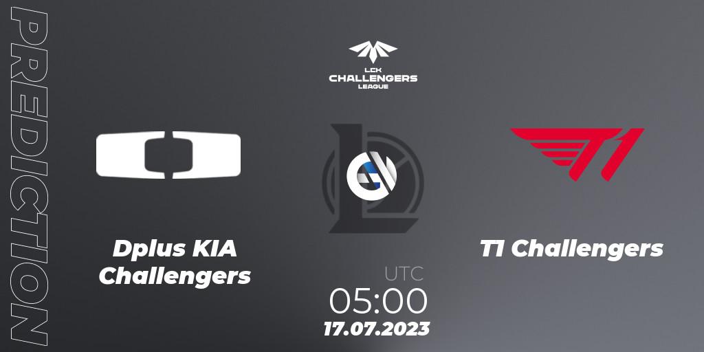 Dplus KIA Challengers - T1 Challengers: Maç tahminleri. 17.07.23, LoL, LCK Challengers League 2023 Summer - Group Stage