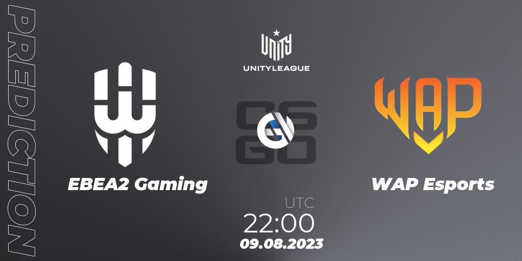 EBEA2 Gaming - WAP Esports: Maç tahminleri. 09.08.2023 at 22:00, Counter-Strike (CS2), LVP Unity League Argentina 2023