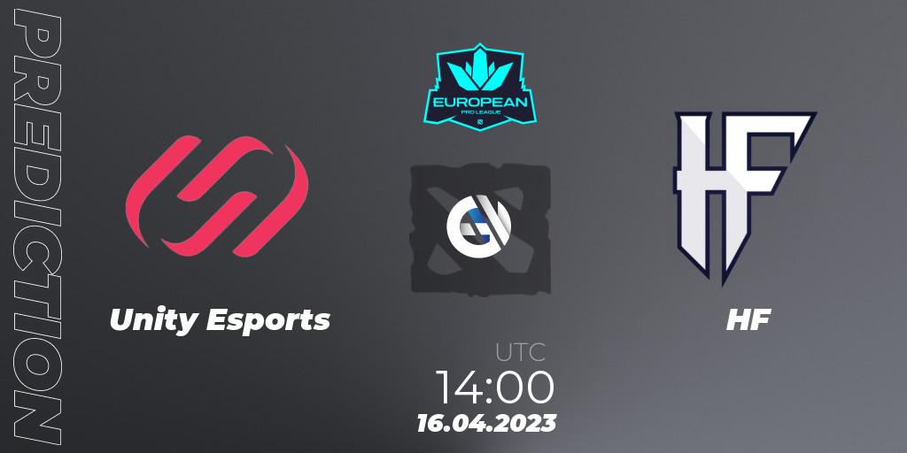 Unity Esports - HF: Maç tahminleri. 16.04.2023 at 14:01, Dota 2, European Pro League Season 8
