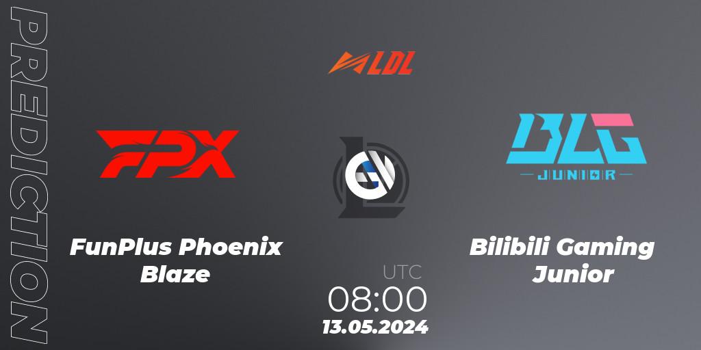FunPlus Phoenix Blaze - Bilibili Gaming Junior: Maç tahminleri. 13.05.2024 at 08:00, LoL, LDL 2024 - Stage 2