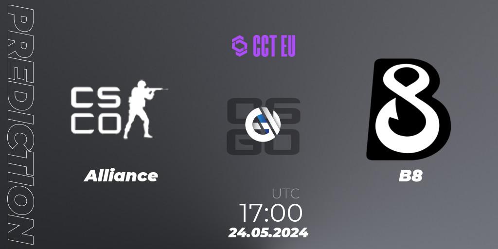Alliance - B8: Maç tahminleri. 24.05.2024 at 17:00, Counter-Strike (CS2), CCT Season 2 European Series #3