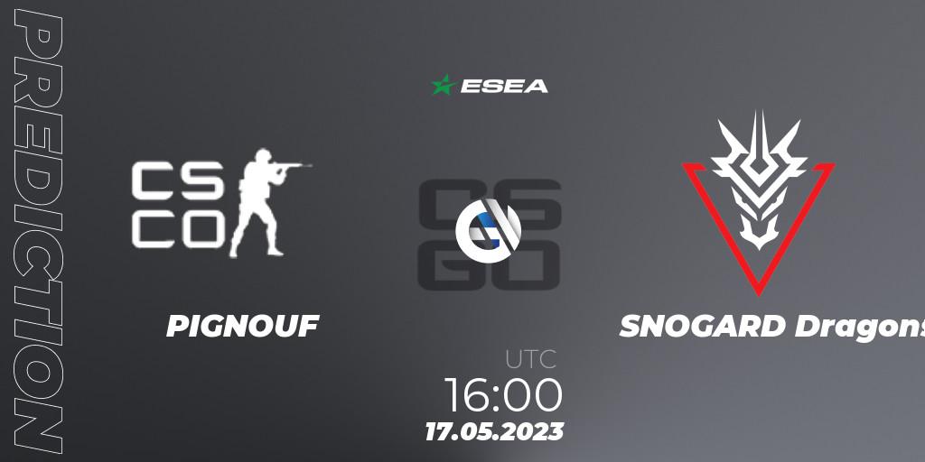 Nakama Esports - SNOGARD Dragons: Maç tahminleri. 17.05.2023 at 16:00, Counter-Strike (CS2), ESEA Season 45: Advanced Division - Europe