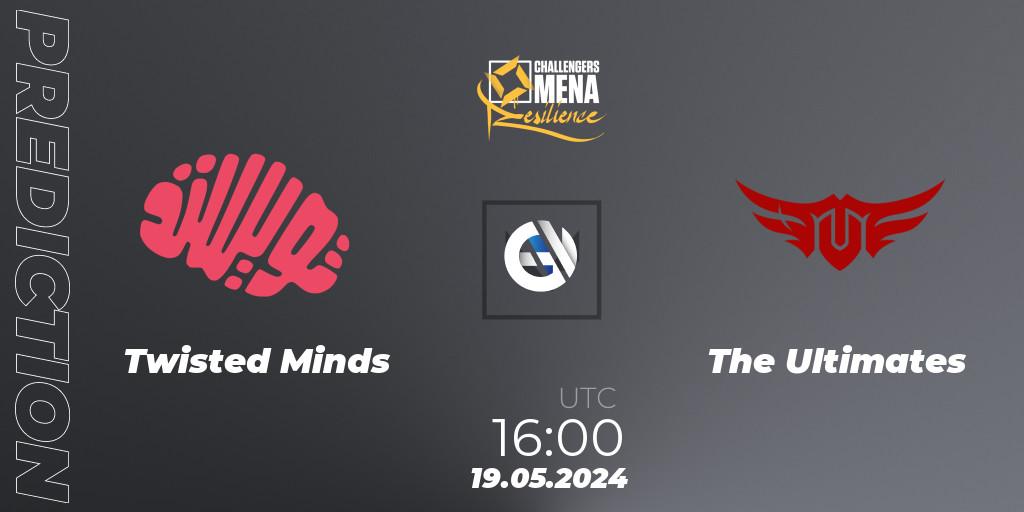 Twisted Minds - The Ultimates: Maç tahminleri. 19.05.2024 at 16:00, VALORANT, VALORANT Challengers 2024 MENA: Resilience Split 2 - GCC and Iraq