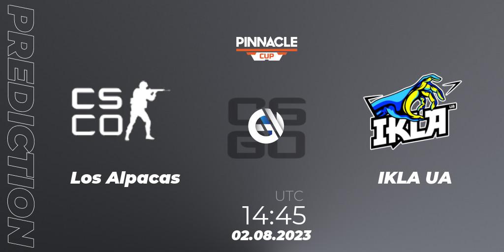 Los Alpacas - IKLA UA: Maç tahminleri. 02.08.2023 at 14:45, Counter-Strike (CS2), Pinnacle Cup V