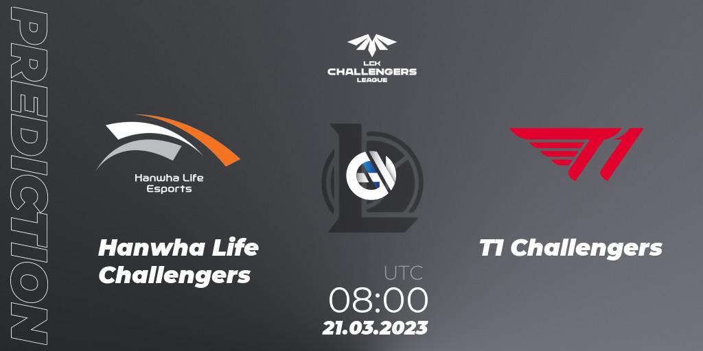 Hanwha Life Challengers - T1 Challengers: Maç tahminleri. 21.03.2023 at 08:00, LoL, LCK Challengers League 2023 Spring