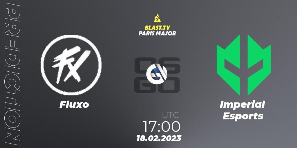Fluxo - Imperial Esports: Maç tahminleri. 18.02.2023 at 17:00, Counter-Strike (CS2), BLAST.tv Paris Major 2023 South America RMR Closed Qualifier