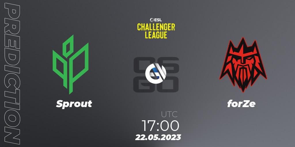 Sprout - forZe: Maç tahminleri. 22.05.2023 at 17:00, Counter-Strike (CS2), ESL Challenger League Season 45: Europe