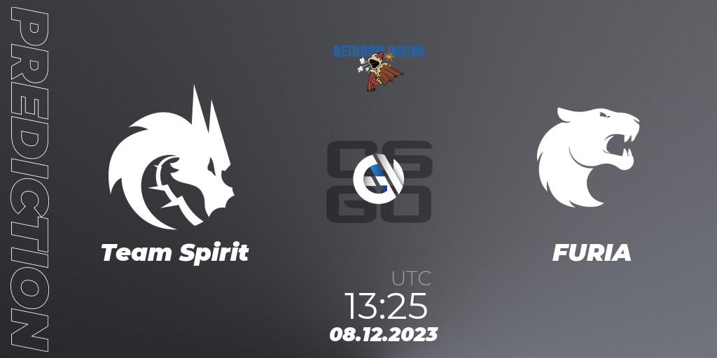 Team Spirit - FURIA: Maç tahminleri. 08.12.2023 at 13:20, Counter-Strike (CS2), BetBoom Dacha 2023