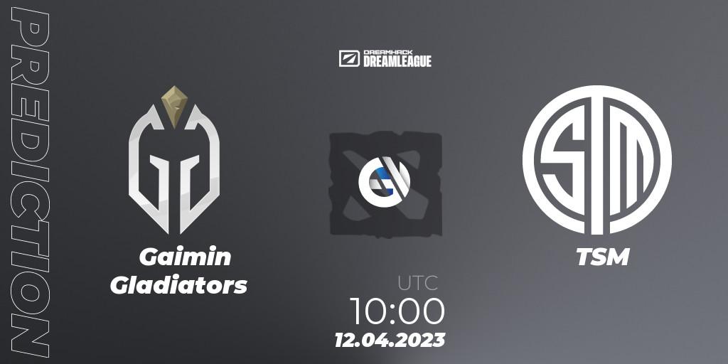 Gaimin Gladiators - TSM: Maç tahminleri. 12.04.2023 at 09:55, Dota 2, DreamLeague Season 19 - Group Stage 1