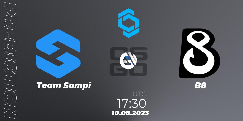 Team Sampi - B8: Maç tahminleri. 10.08.2023 at 17:30, Counter-Strike (CS2), CCT East Europe Series #1