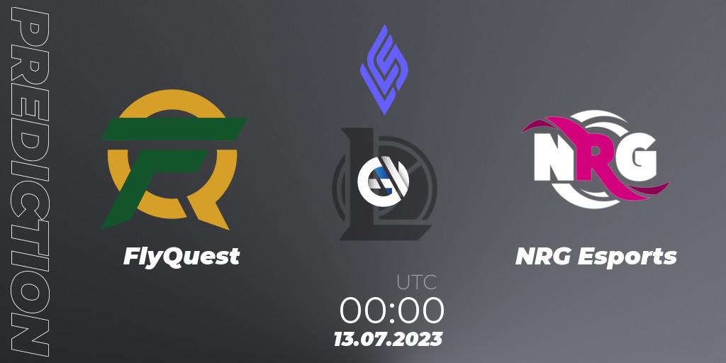 FlyQuest - NRG Esports: Maç tahminleri. 12.07.2023 at 23:00, LoL, LCS Summer 2023 - Group Stage