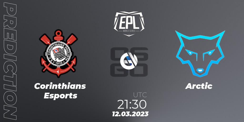 Corinthians Esports - Arctic: Maç tahminleri. 12.03.2023 at 22:50, Counter-Strike (CS2), EPL World Series: Americas Season 3
