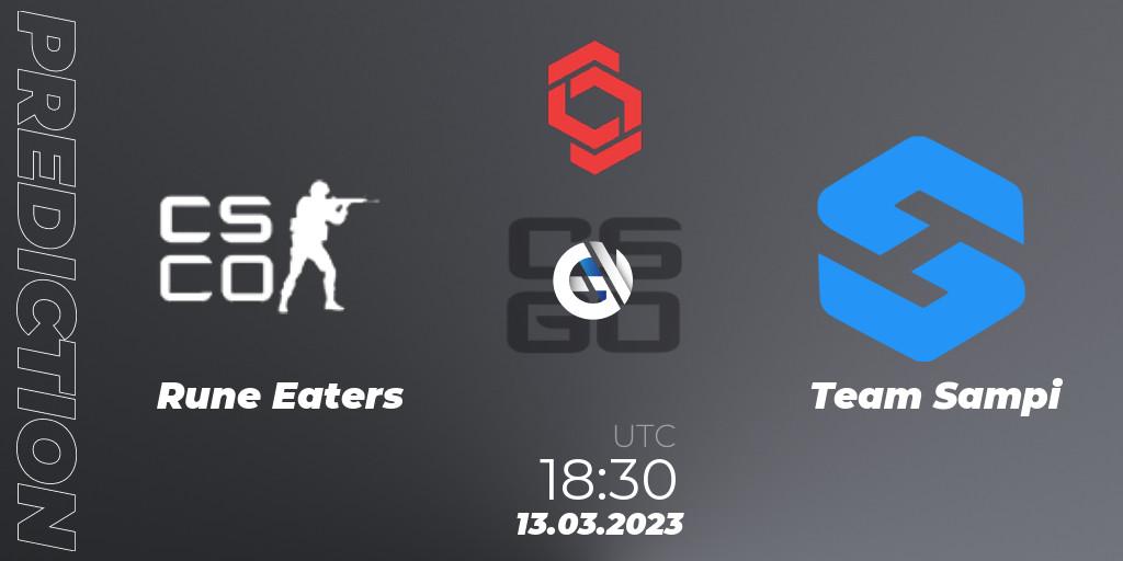 Rune Eaters - Team Sampi: Maç tahminleri. 13.03.2023 at 18:30, Counter-Strike (CS2), CCT Central Europe Series 5 Closed Qualifier