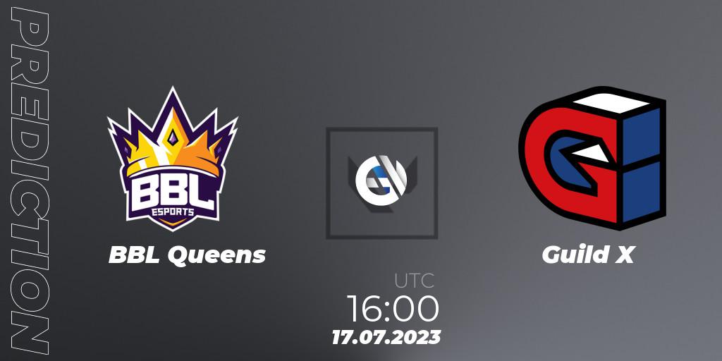 BBL Queens - Guild X: Maç tahminleri. 17.07.2023 at 16:00, VALORANT, VCT 2023: Game Changers EMEA Series 2 - Group Stage
