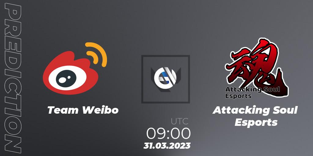 Team Weibo - Attacking Soul Esports: Maç tahminleri. 31.03.23, VALORANT, FGC Valorant Invitational 2023: Act 1
