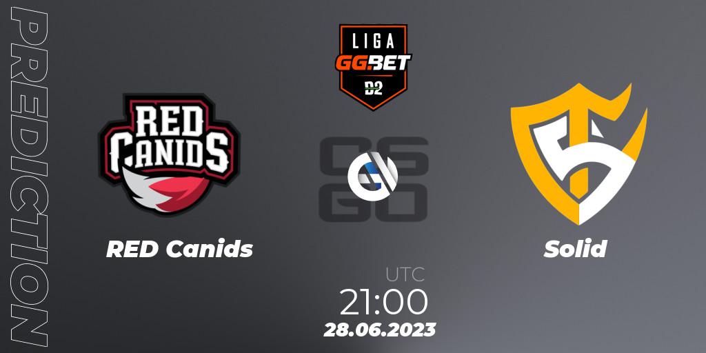 RED Canids - Solid: Maç tahminleri. 28.06.23, CS2 (CS:GO), Dust2 Brasil Liga Season 1