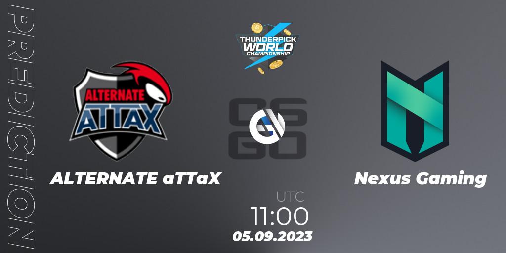 ALTERNATE aTTaX - Nexus Gaming: Maç tahminleri. 05.09.2023 at 11:00, Counter-Strike (CS2), Thunderpick World Championship 2023: European Series #2