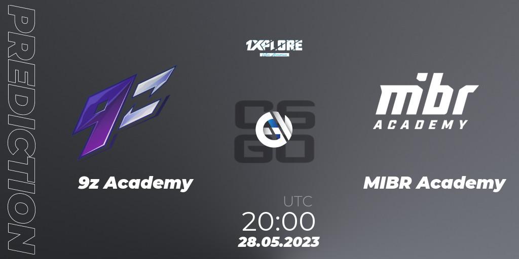 9z Academy - MIBR Academy: Maç tahminleri. 27.05.2023 at 23:00, Counter-Strike (CS2), 1XPLORE Latin America Cup 1