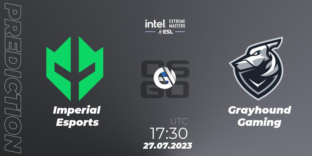Imperial Esports - Grayhound Gaming: Maç tahminleri. 27.07.23, CS2 (CS:GO), IEM Cologne 2023 - Play-In