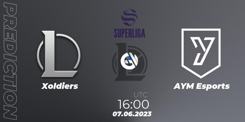 Xoldiers - AYM Esports: Maç tahminleri. 07.06.23, LoL, LVP Superliga 2nd Division 2023 Summer