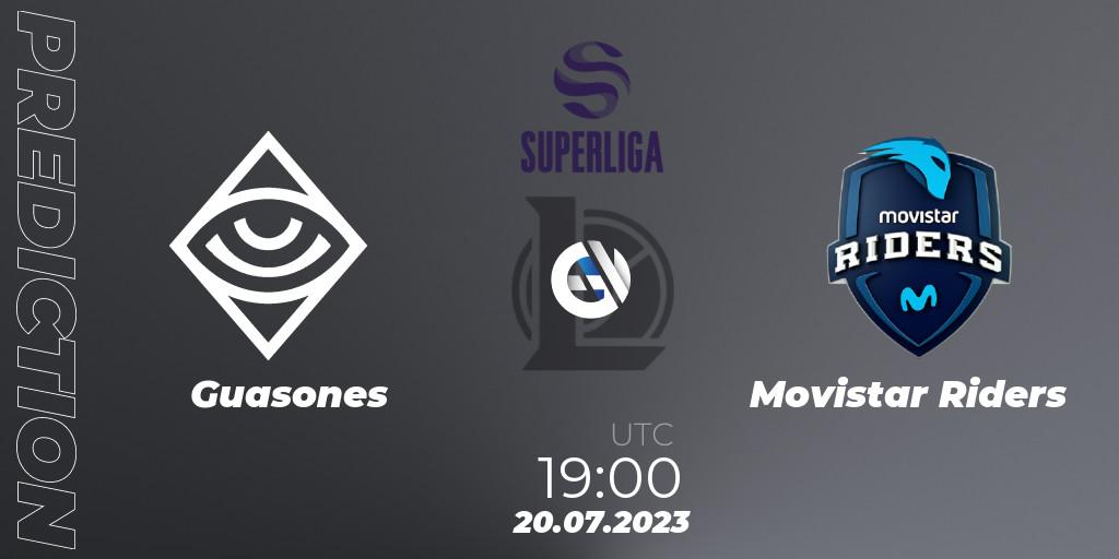 Guasones - Movistar Riders: Maç tahminleri. 22.06.2023 at 19:00, LoL, Superliga Summer 2023 - Group Stage