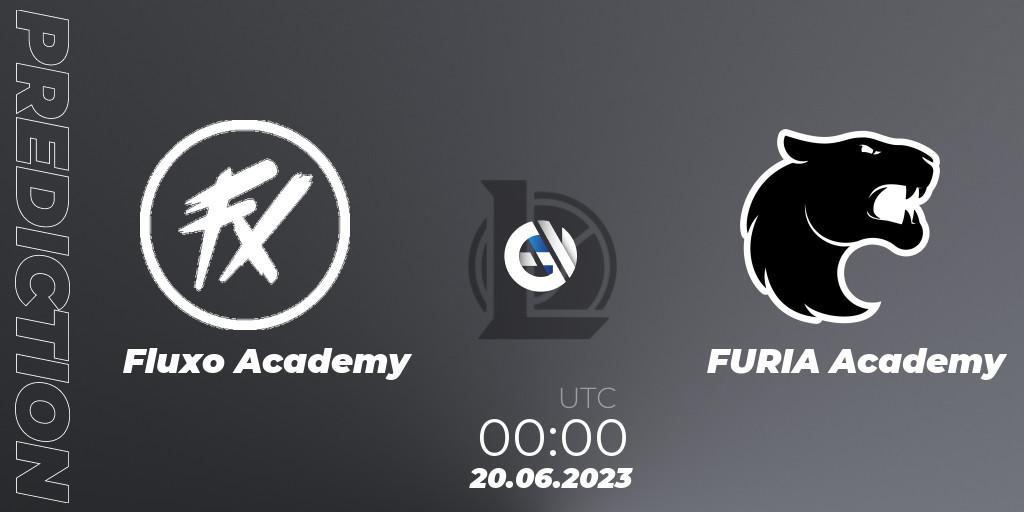 Fluxo Academy - FURIA Academy: Maç tahminleri. 20.06.2023 at 00:00, LoL, CBLOL Academy Split 2 2023 - Group Stage