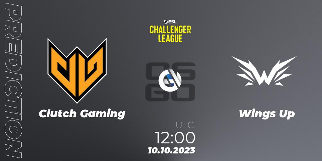 Clutch Gaming - Wings Up: Maç tahminleri. 10.10.2023 at 12:00, Counter-Strike (CS2), ESL Challenger League Season 46: Asia-Pacific