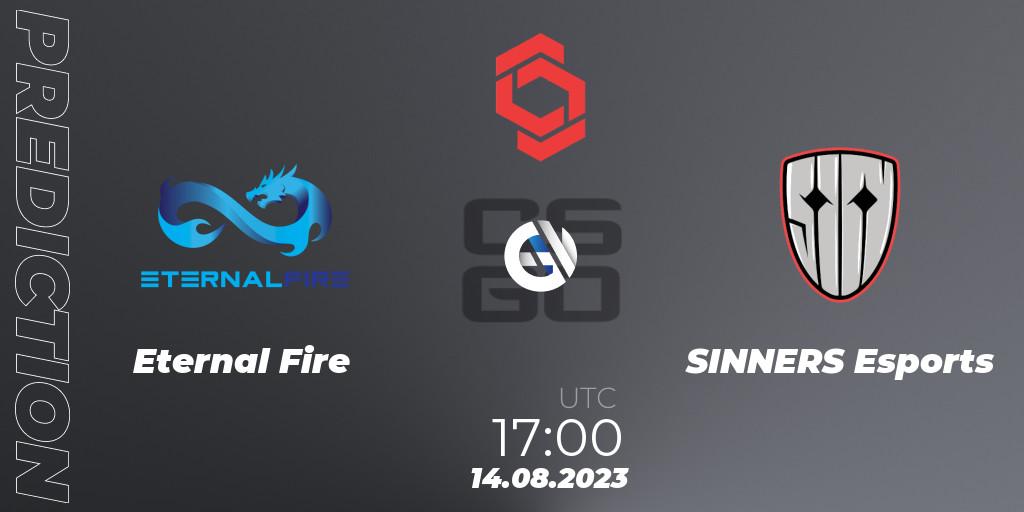 Eternal Fire - SINNERS Esports: Maç tahminleri. 14.08.2023 at 17:10, Counter-Strike (CS2), CCT Central Europe Series #7