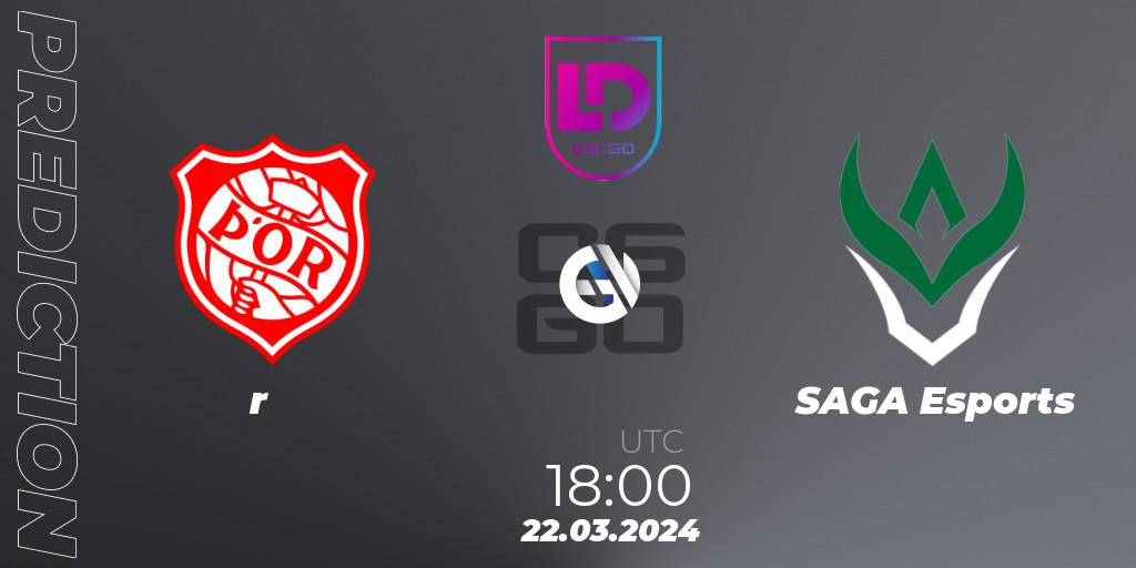 Þór - SAGA Esports: Maç tahminleri. 22.03.2024 at 18:00, Counter-Strike (CS2), Icelandic Esports League Season 8