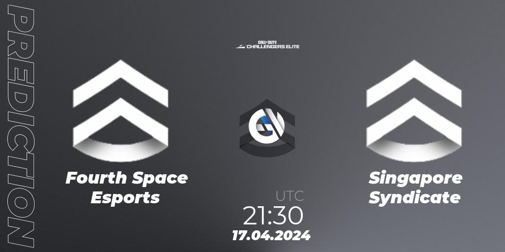 Fourth Space Esports - Singapore Syndicate: Maç tahminleri. 17.04.2024 at 21:30, Call of Duty, Call of Duty Challengers 2024 - Elite 2: NA