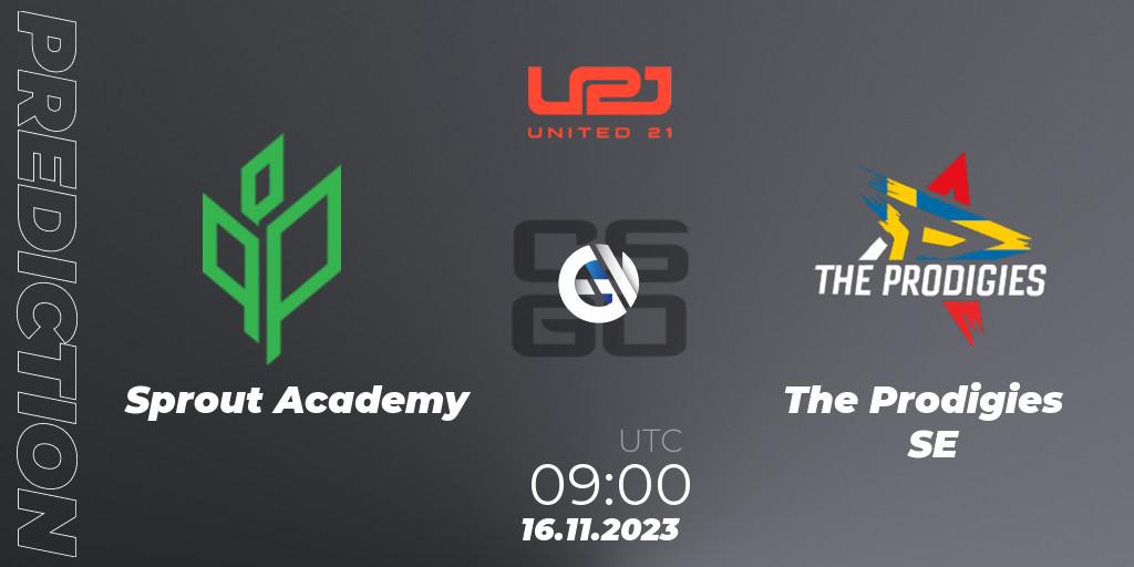 Sprout Academy - The Prodigies SE: Maç tahminleri. 16.11.2023 at 09:00, Counter-Strike (CS2), United21 Season 8