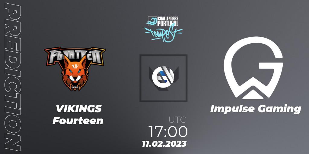 VIKINGS Fourteen - Impulse Gaming: Maç tahminleri. 11.02.23, VALORANT, VALORANT Challengers 2023 Portugal: Tempest Split 1
