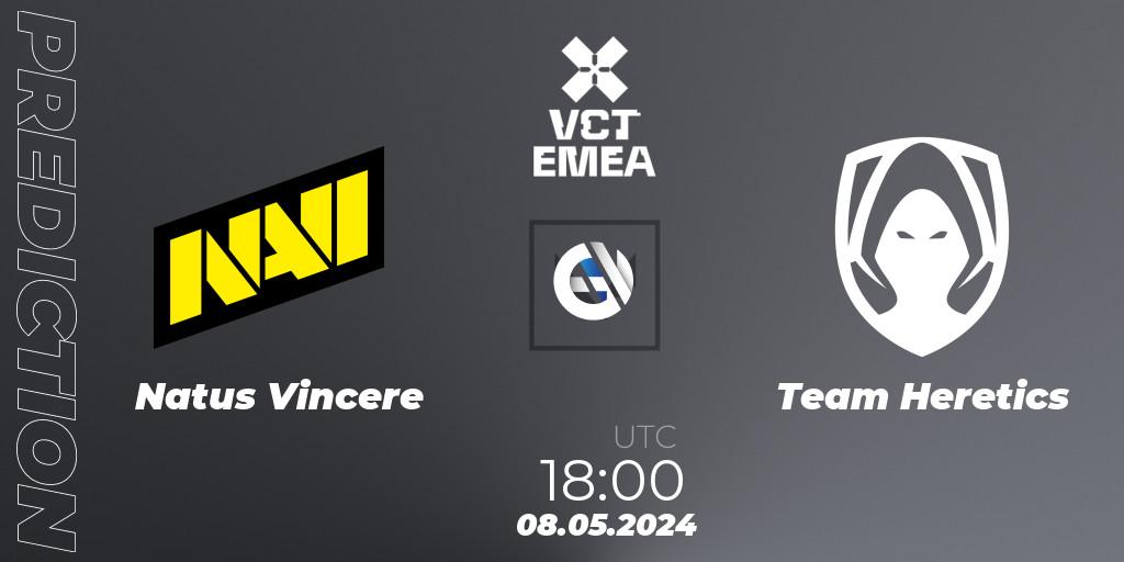 Natus Vincere - Team Heretics: Maç tahminleri. 08.05.2024 at 18:30, VALORANT, VCT 2024: EMEA Stage 1
