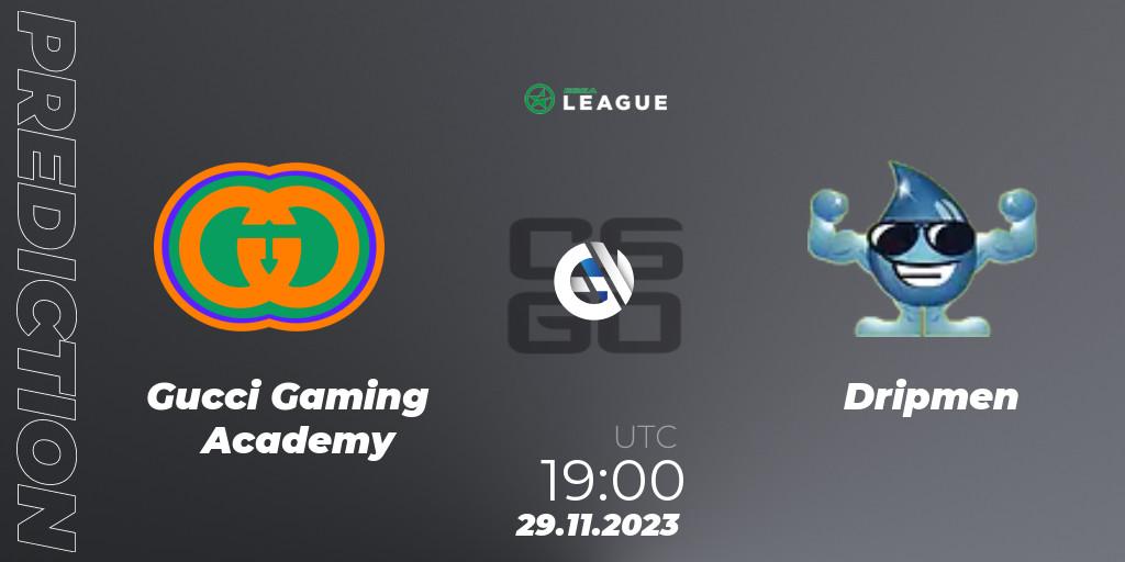Gucci Gaming Academy - Dripmen: Maç tahminleri. 29.11.2023 at 19:00, Counter-Strike (CS2), ESEA Season 47: Advanced Division - Europe