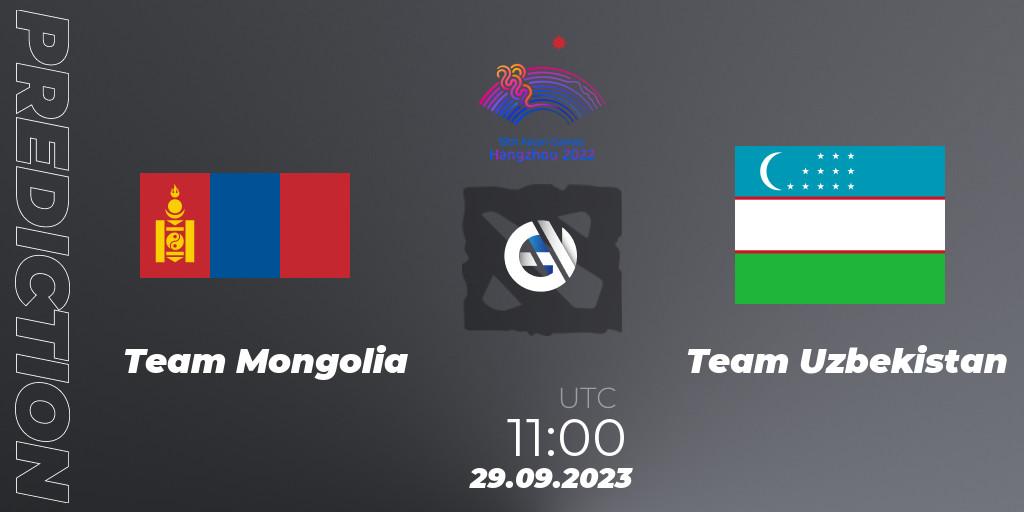 Team Mongolia - Team Uzbekistan: Maç tahminleri. 29.09.2023 at 11:00, Dota 2, 2022 Asian Games