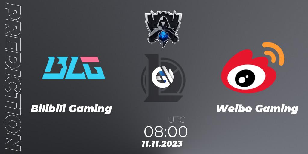 Bilibili Gaming - Weibo Gaming: Maç tahminleri. 11.11.23, LoL, Worlds 2023 LoL - Finals