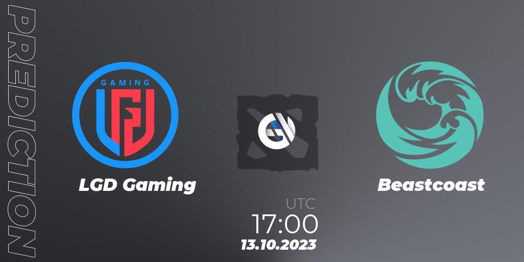 LGD Gaming - Beastcoast: Maç tahminleri. 13.10.23, Dota 2, The International 2023 - Group Stage