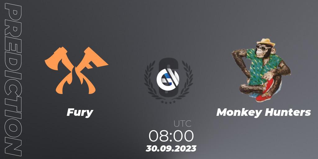 Fury - Monkey Hunters: Maç tahminleri. 30.09.23, Rainbow Six, Asia League 2023 - Stage 2 - Last Chance Qualifiers