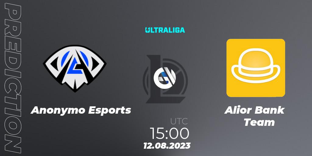 Anonymo Esports - Alior Bank Team: Maç tahminleri. 12.08.2023 at 15:00, LoL, Ultraliga Season 10 - Playoffs