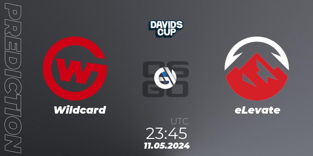 Wildcard - eLevate: Maç tahminleri. 11.05.2024 at 23:45, Counter-Strike (CS2), David's Cup 2024