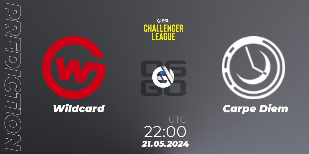 Wildcard - Carpe Diem: Maç tahminleri. 21.05.2024 at 22:00, Counter-Strike (CS2), ESL Challenger League Season 47: North America