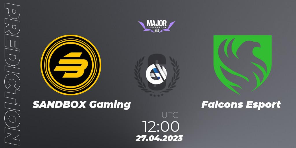 SANDBOX Gaming - Falcons Esport: Maç tahminleri. 27.04.2023 at 12:00, Rainbow Six, BLAST R6 Major Copenhagen 2023