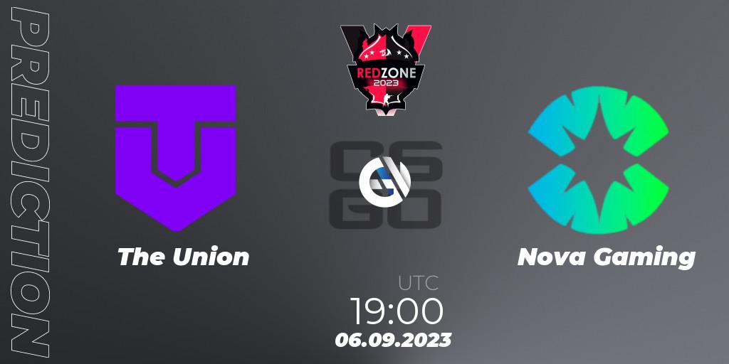 The Union - Nova Gaming: Maç tahminleri. 06.09.2023 at 19:00, Counter-Strike (CS2), RedZone PRO League 2023 Season 6