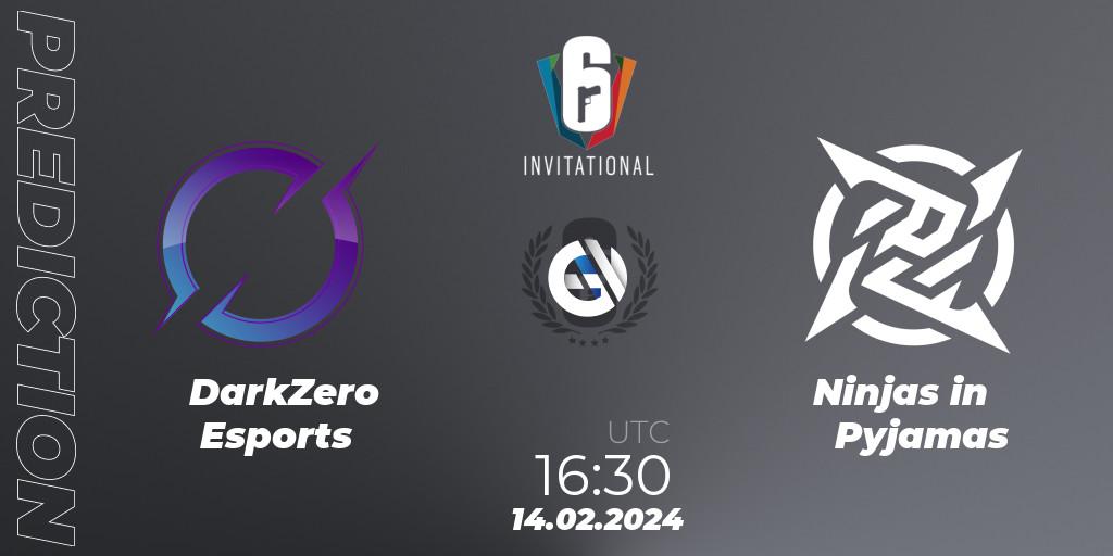 DarkZero Esports - Ninjas in Pyjamas: Maç tahminleri. 14.02.24, Rainbow Six, Six Invitational 2024 - Group Stage