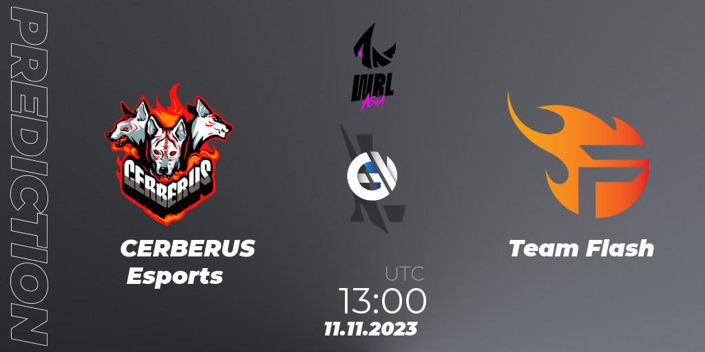 CERBERUS Esports - Team Flash: Maç tahminleri. 11.11.2023 at 13:00, Wild Rift, WRL Asia 2023 - Season 2 - Regular Season