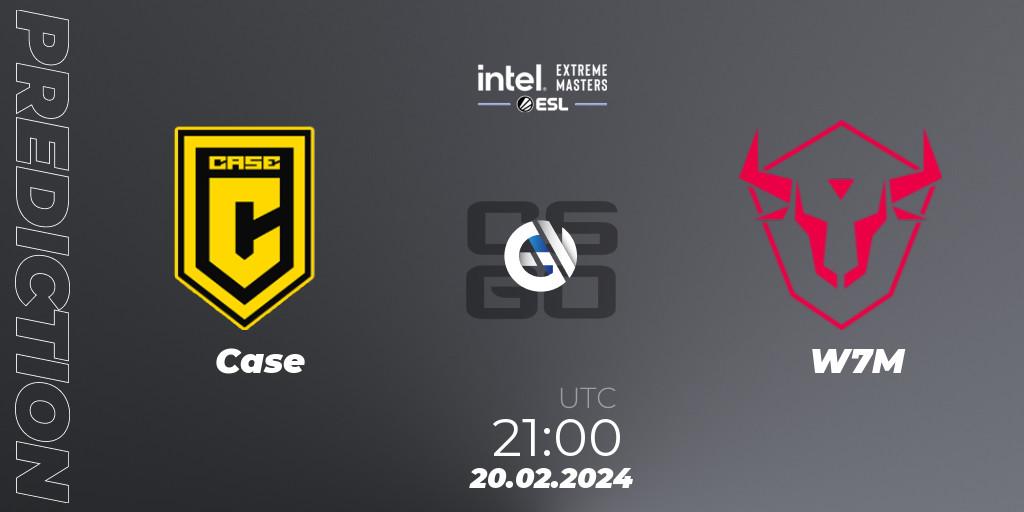 Case - W7M: Maç tahminleri. 20.02.2024 at 21:00, Counter-Strike (CS2), Intel Extreme Masters Dallas 2024: South American Open Qualifier #2