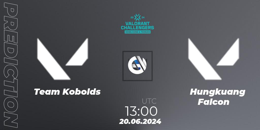 Team Kobolds - Hungkuang Falcon: Maç tahminleri. 20.06.2024 at 13:00, VALORANT, VALORANT Challengers Hong Kong and Taiwan 2024: Split 2