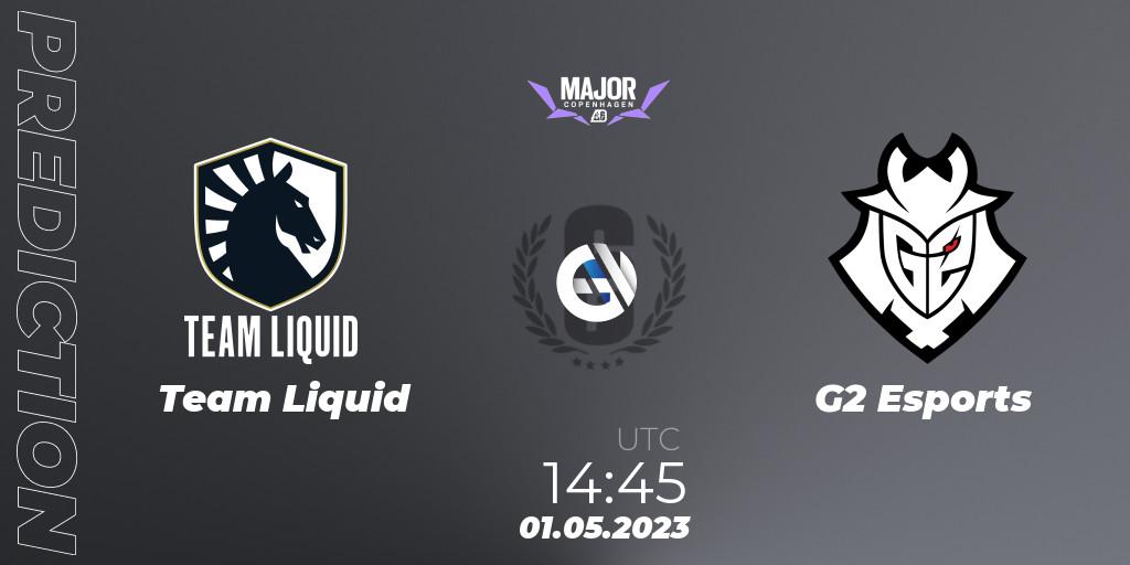 Team Liquid - G2 Esports: Maç tahminleri. 01.05.2023 at 13:45, Rainbow Six, BLAST R6 Major Copenhagen 2023